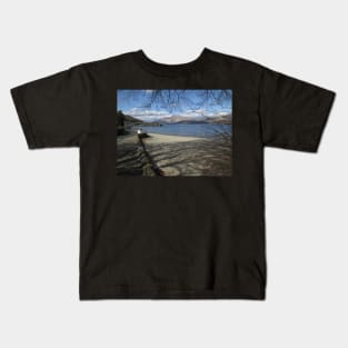 Luss Pier & Ben Lomond, Loch Lomond, Scotland Kids T-Shirt